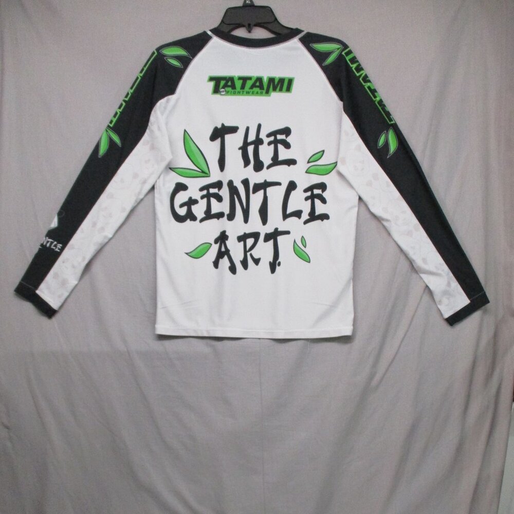 MMA Long Sleeve Panda Graphic Print Long Sleeve White Men Size | L - Picture 10 of 13